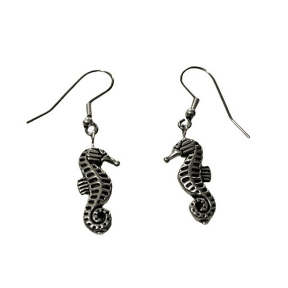 Seahorse earrings 3039 - Picture 2 of 4